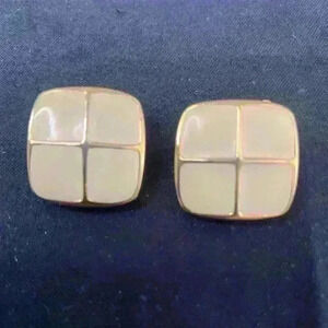 Kenneth Jay Lane KJL Vintage 90's Quality Costume Jewelry Earrings